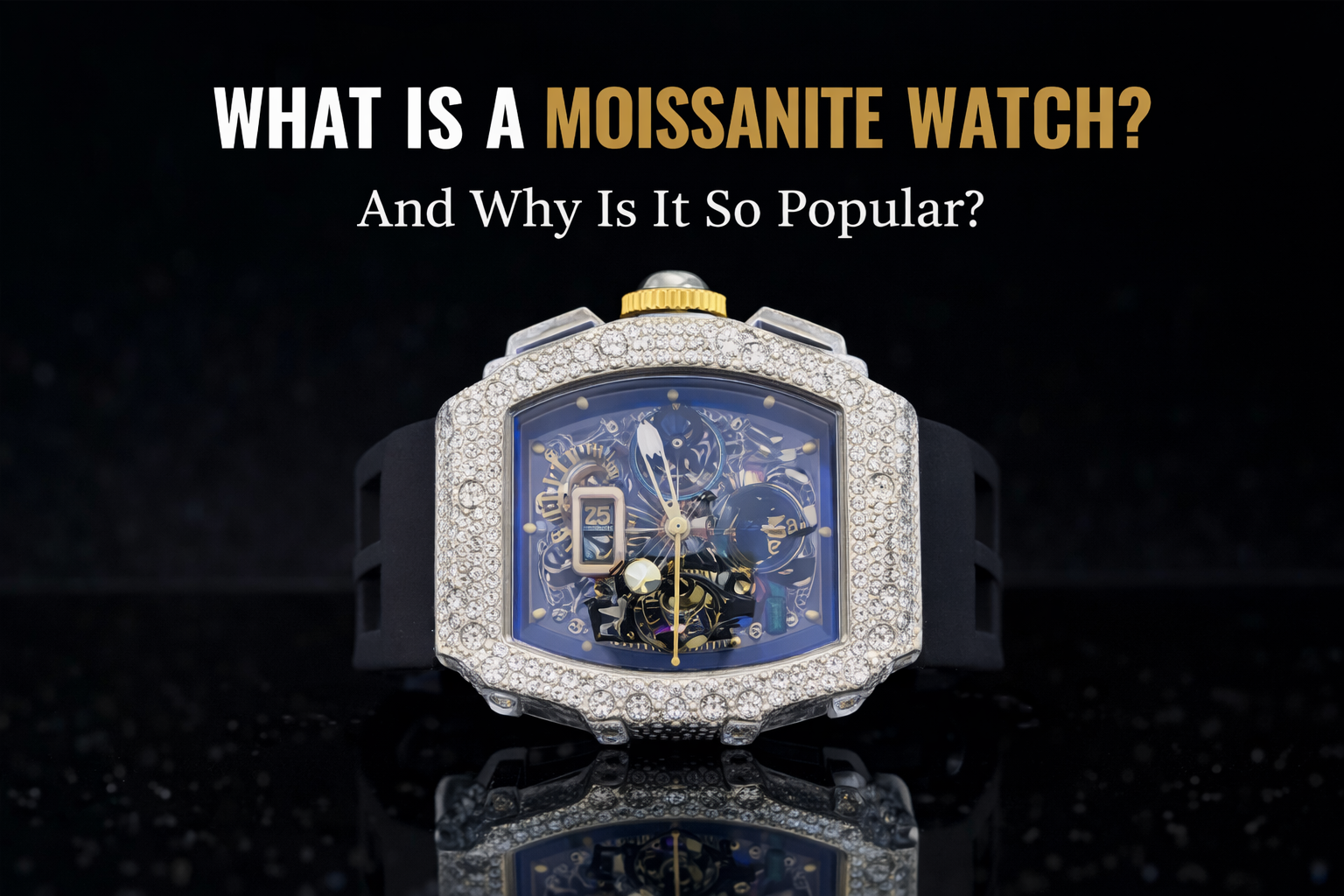 What Is a Moissanite Watch? A Luxury Look Without the Luxury Price