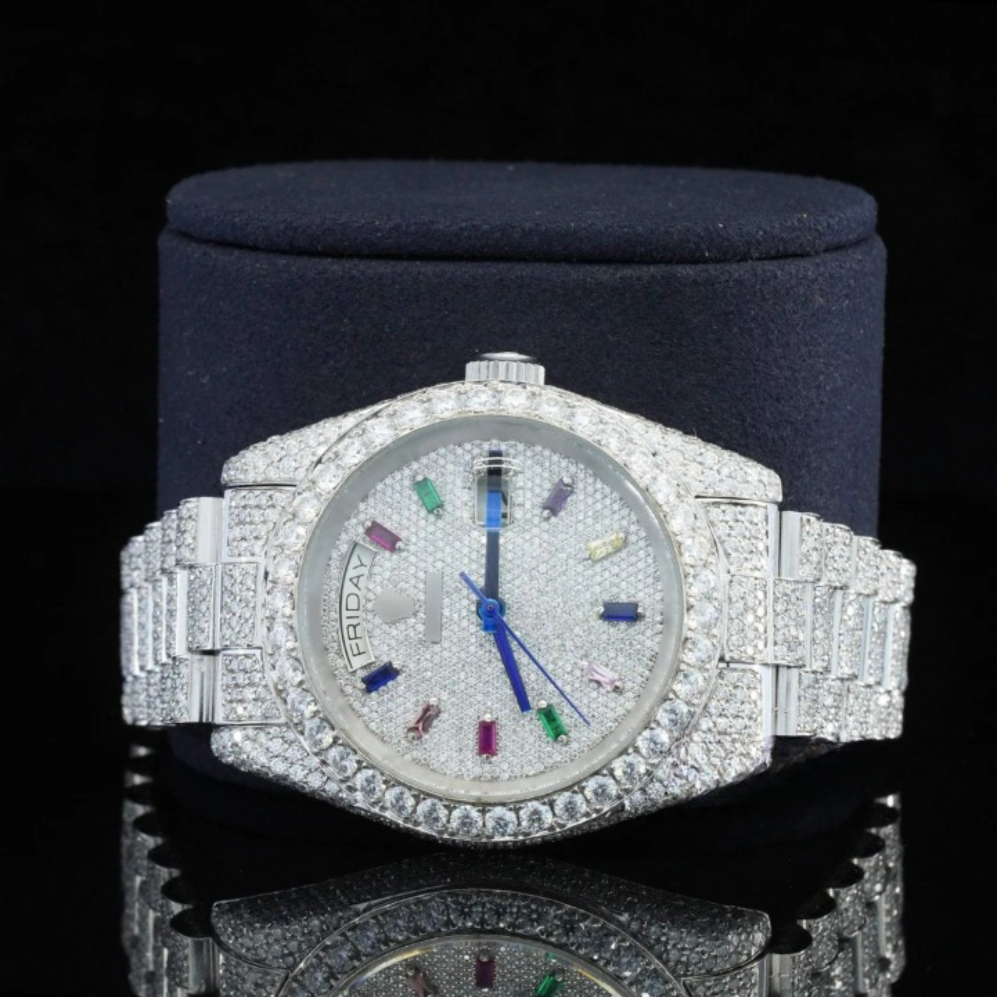 Superior Diamond Iced Out Moissanite Diamond Watch For Men