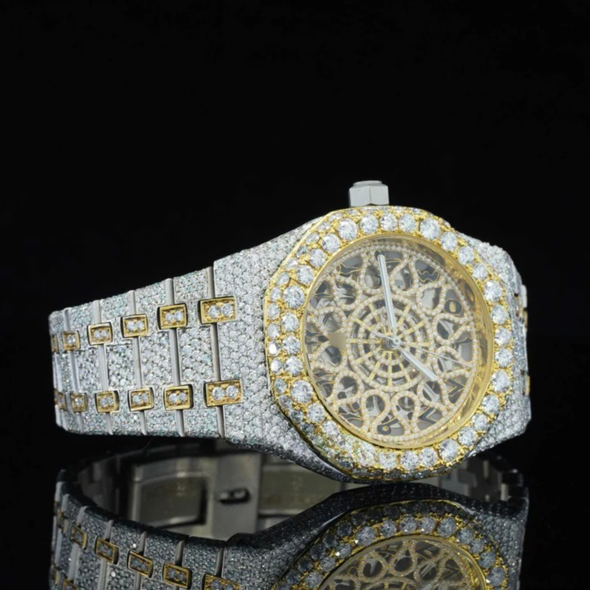 Unique Moissanite Watch and Automatic Antique Limited Edition Watch