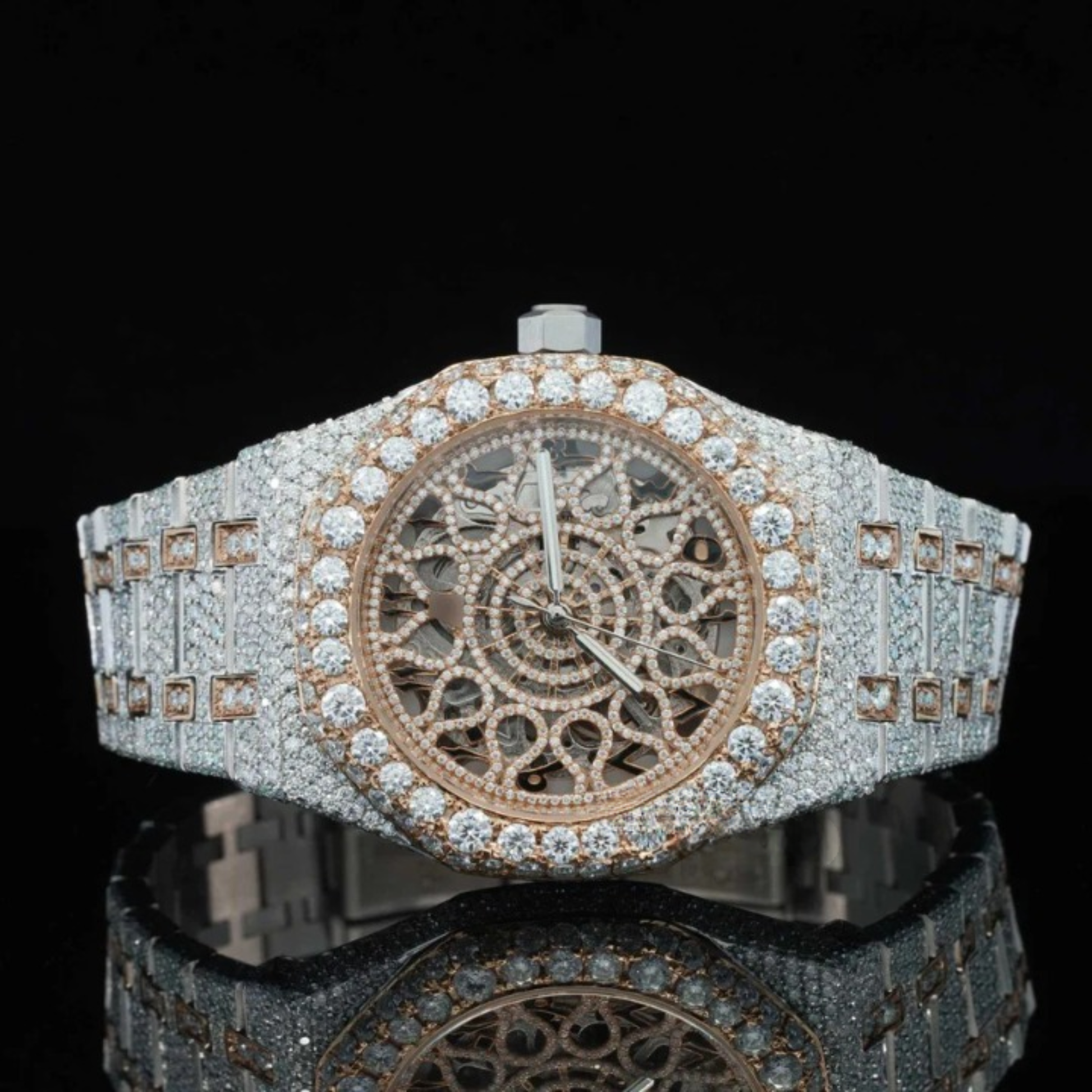 Unique Moissanite Watch and Automatic Antique Limited Edition Watch