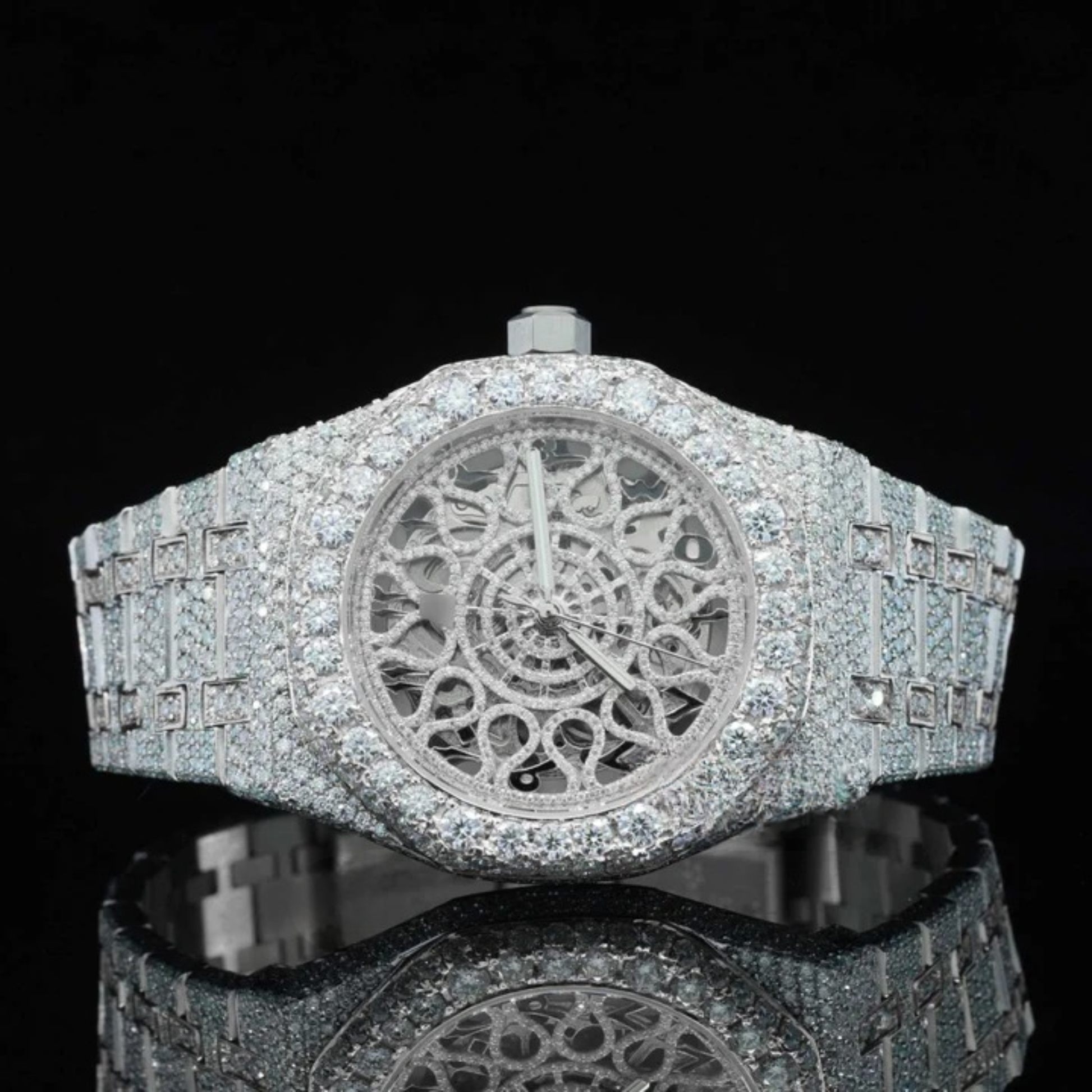 Unique Moissanite Watch and Automatic Antique Limited Edition Watch