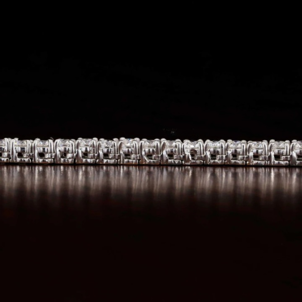 4mm Round Cut Tennis Moissanite Unisex Chain