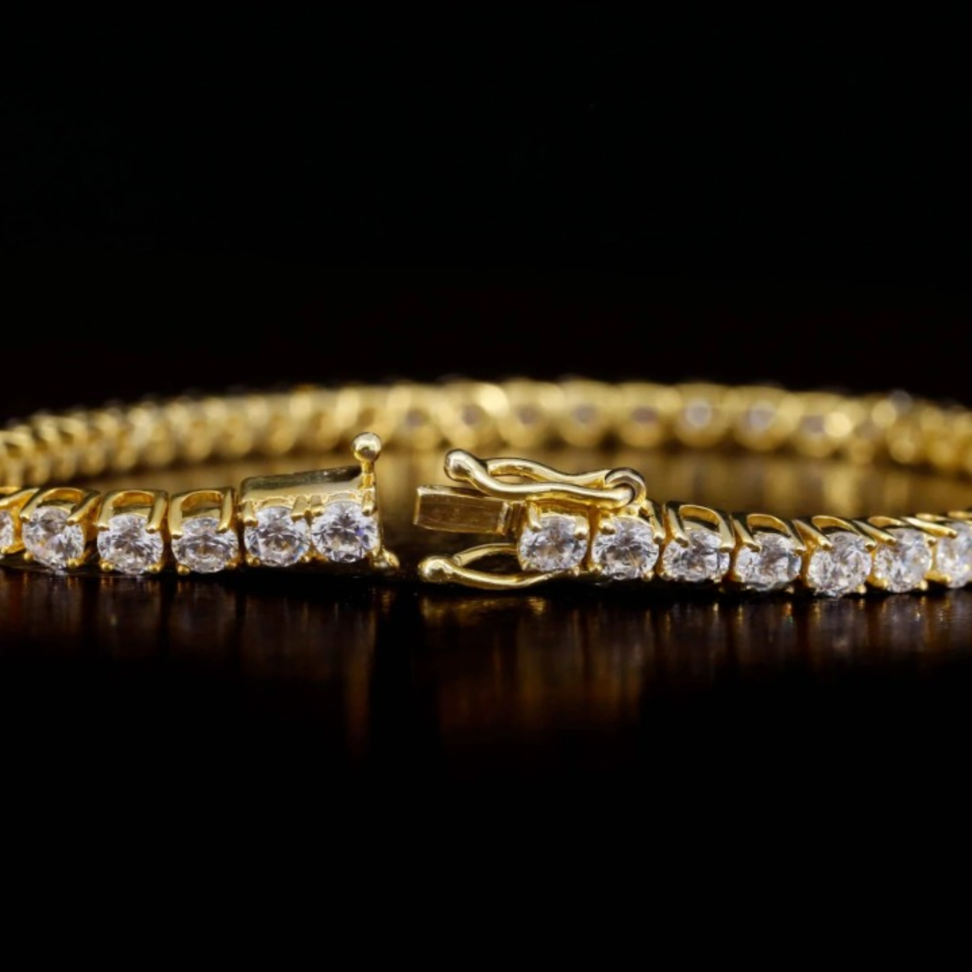 Round VVS Moissanite Tennis Bracelet For Women