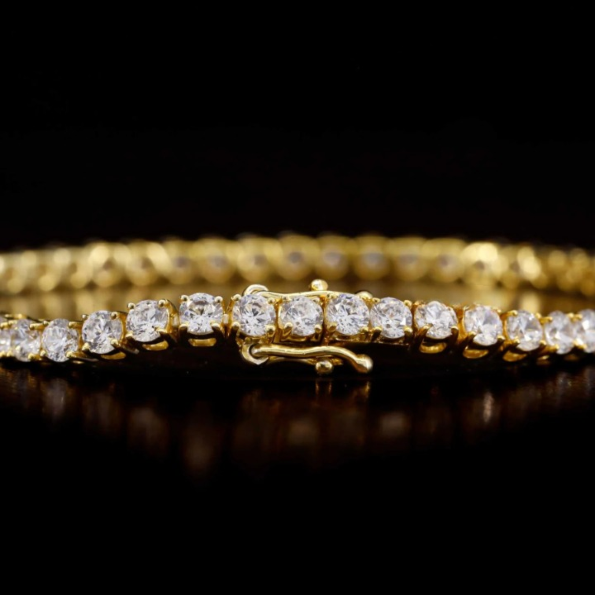 Round VVS Moissanite Tennis Bracelet For Women