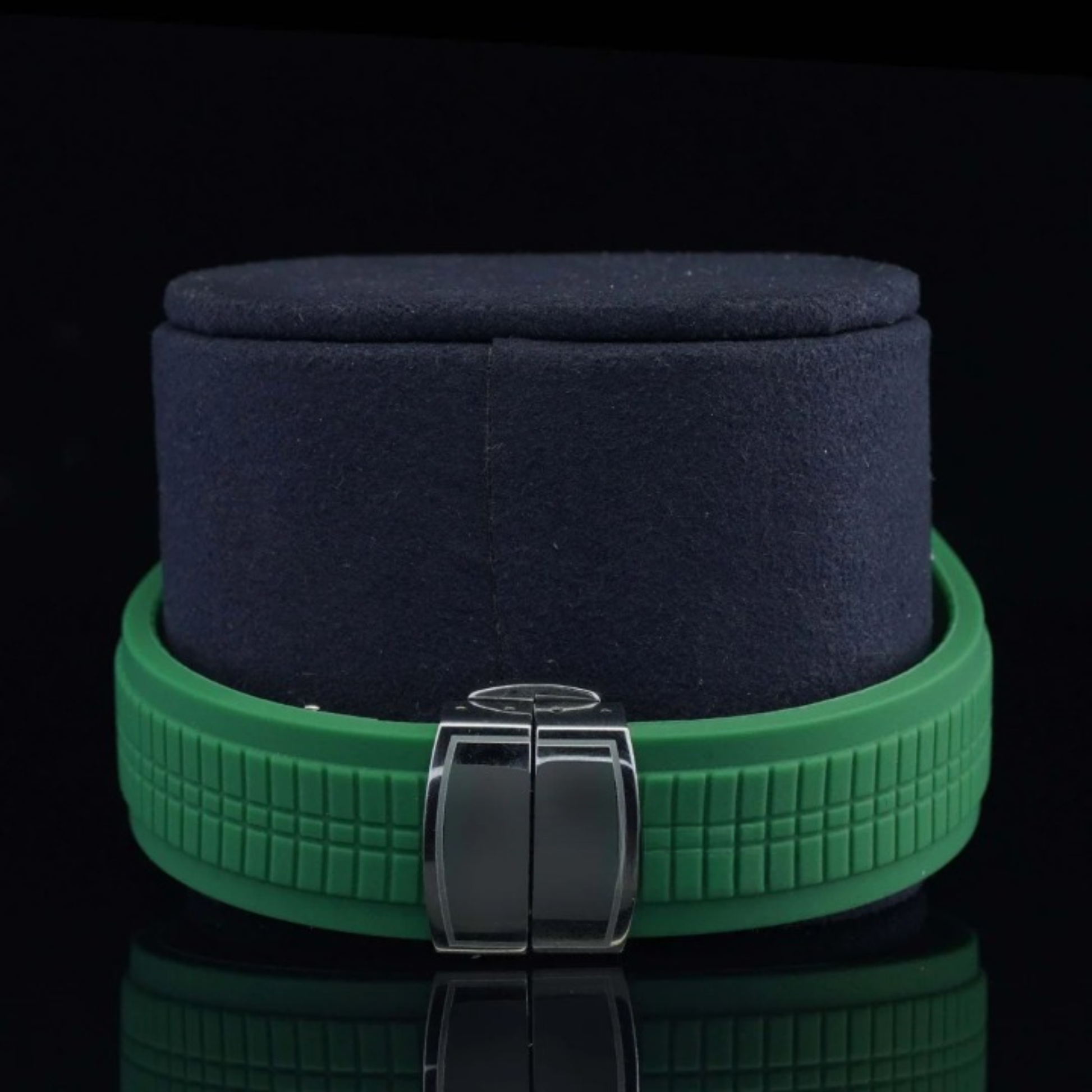 Iced Out Green Color Belt Automatic Moissanite Diamond Watch For Men