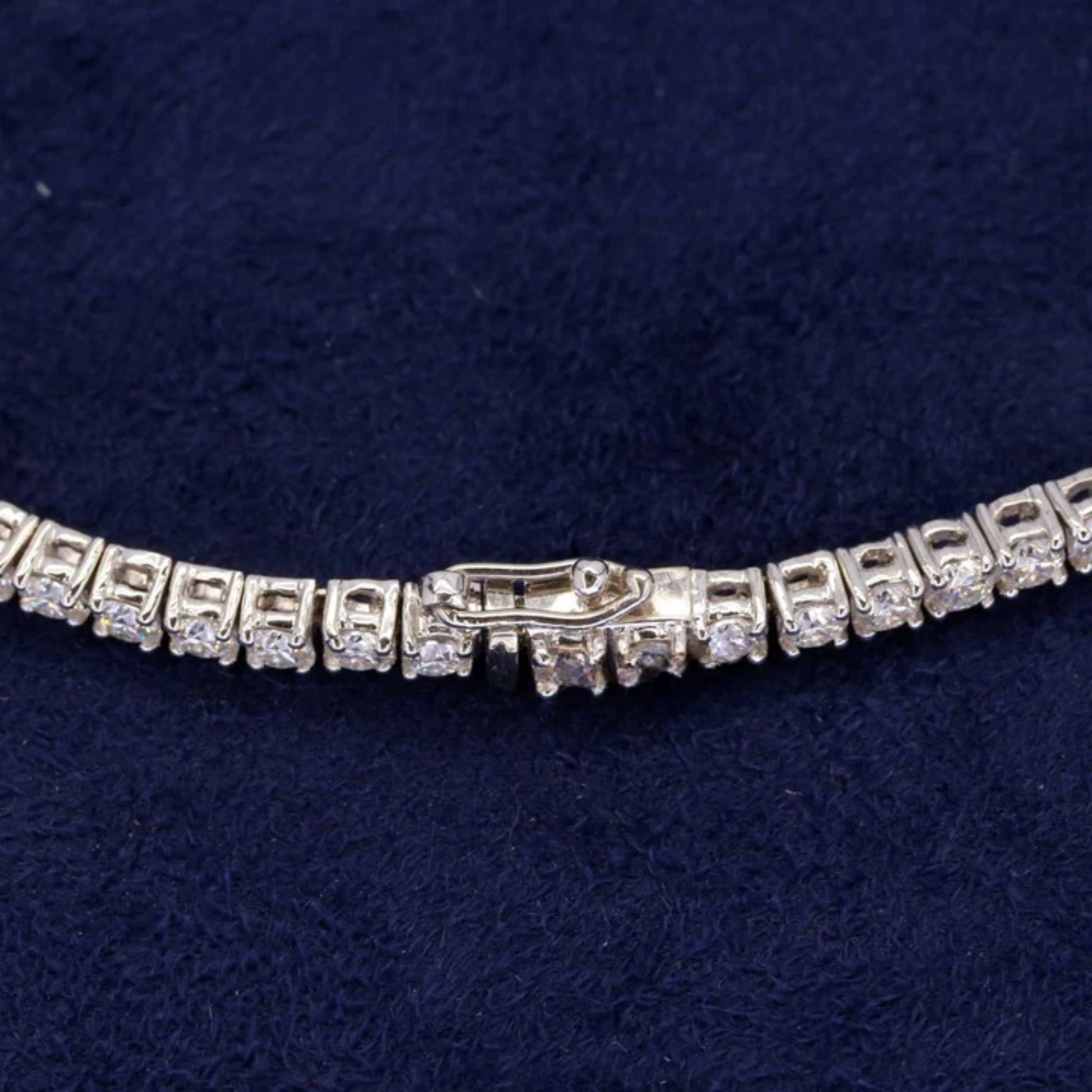 4mm Round Cut Tennis Moissanite Unisex Chain