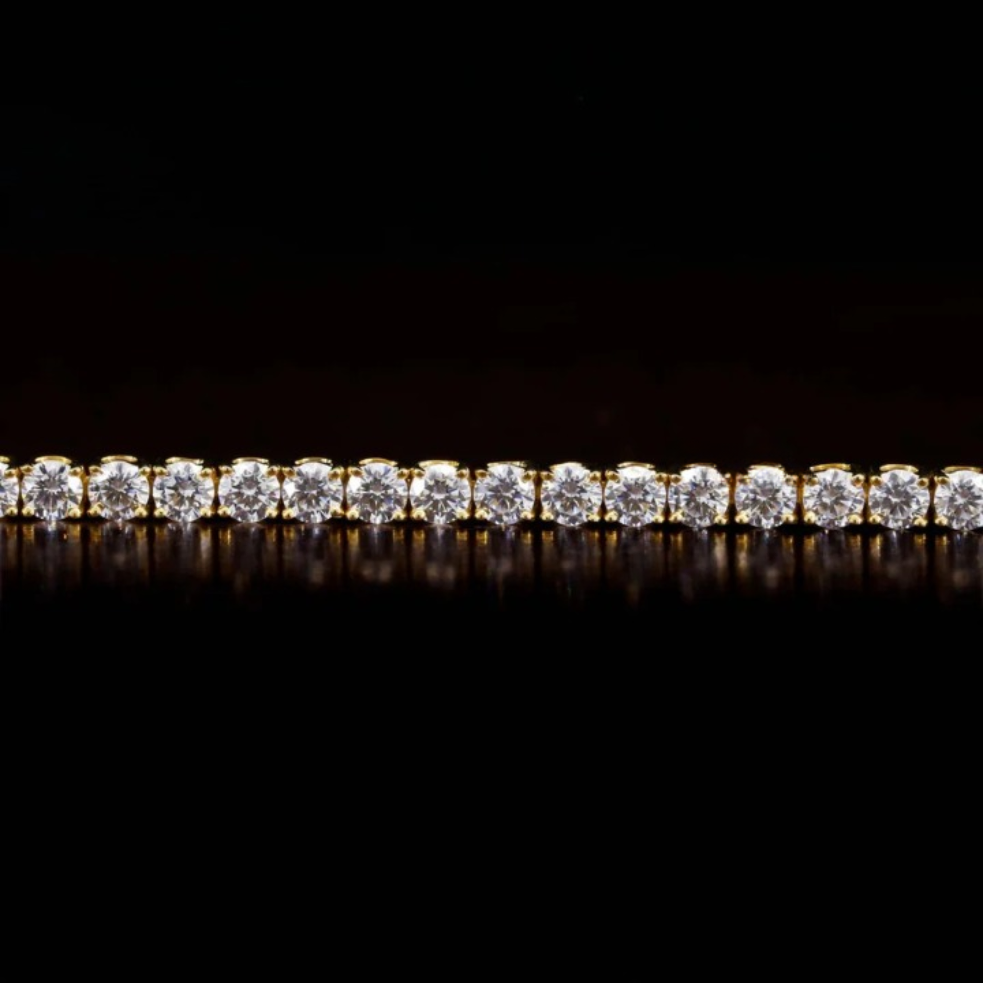Round VVS Moissanite Tennis Bracelet For Women