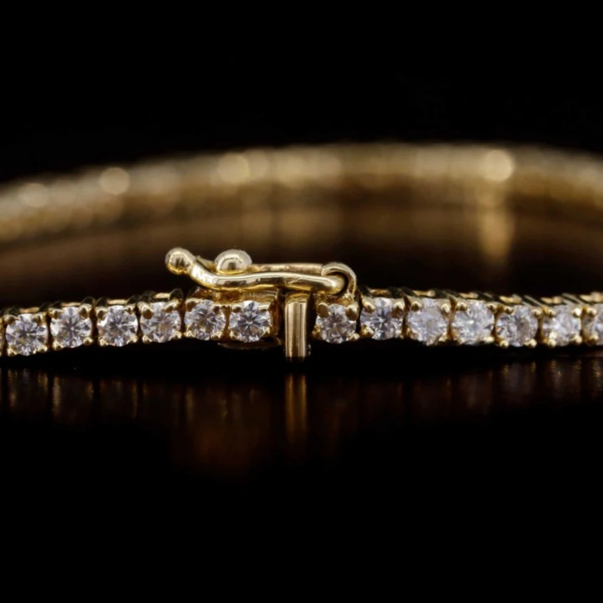 1.80MM Round Moissanite Tennis Bracelet