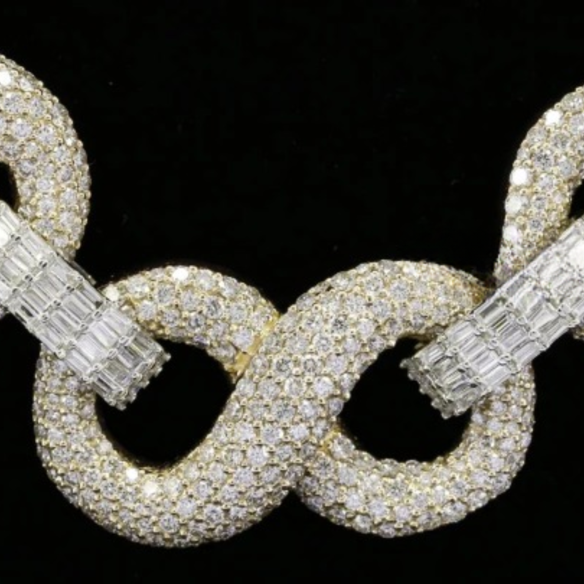 20 mm Cuban Link Chain For Men Iced Out Moissanite Diamond