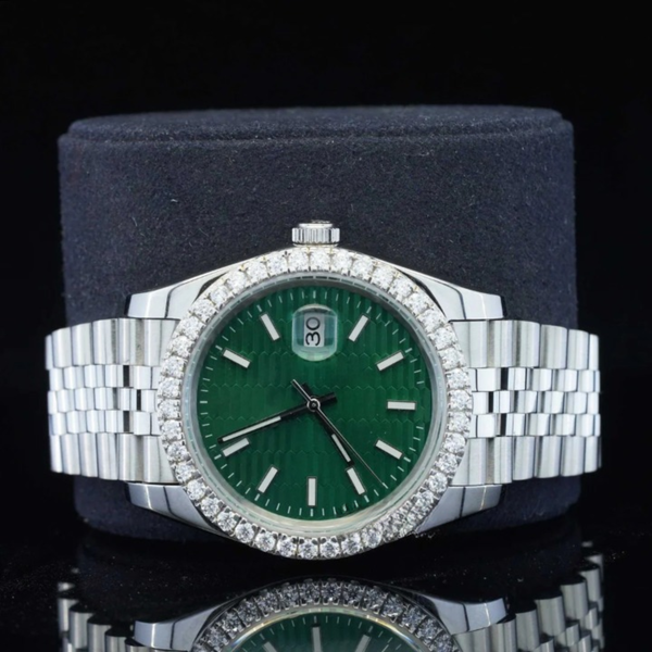 Partial Moissanite Automatic Watch For Men