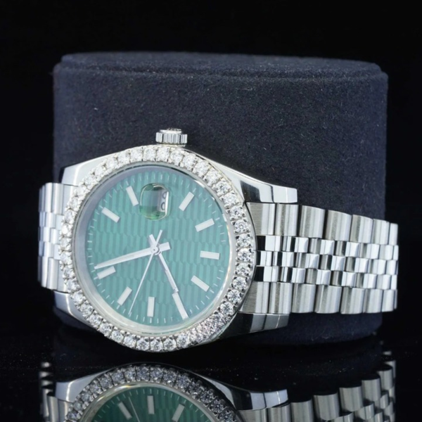 Partial Moissanite Automatic Watch For Men