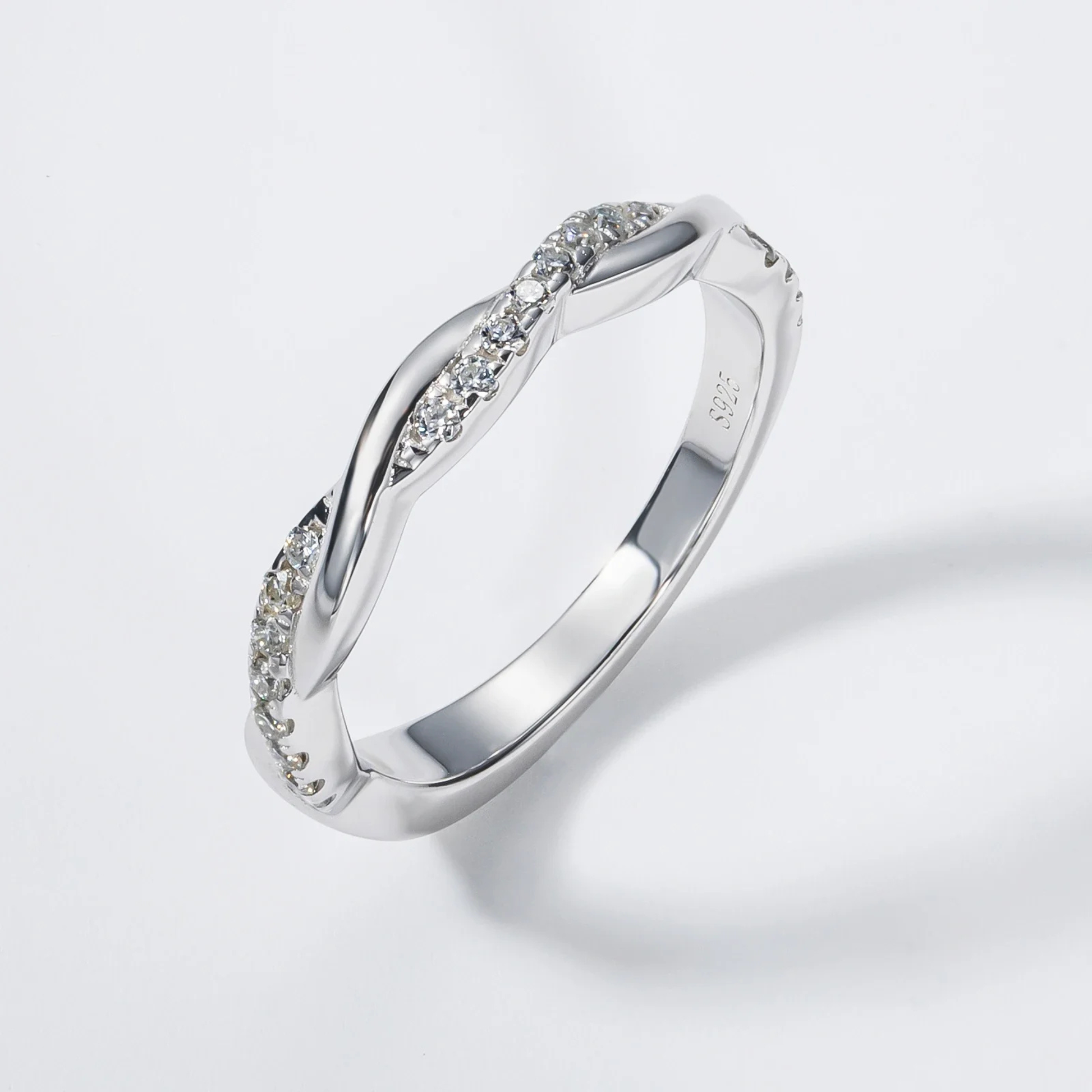 2.5 CTTW Princess Cut Moissanite Bridal Ring Set