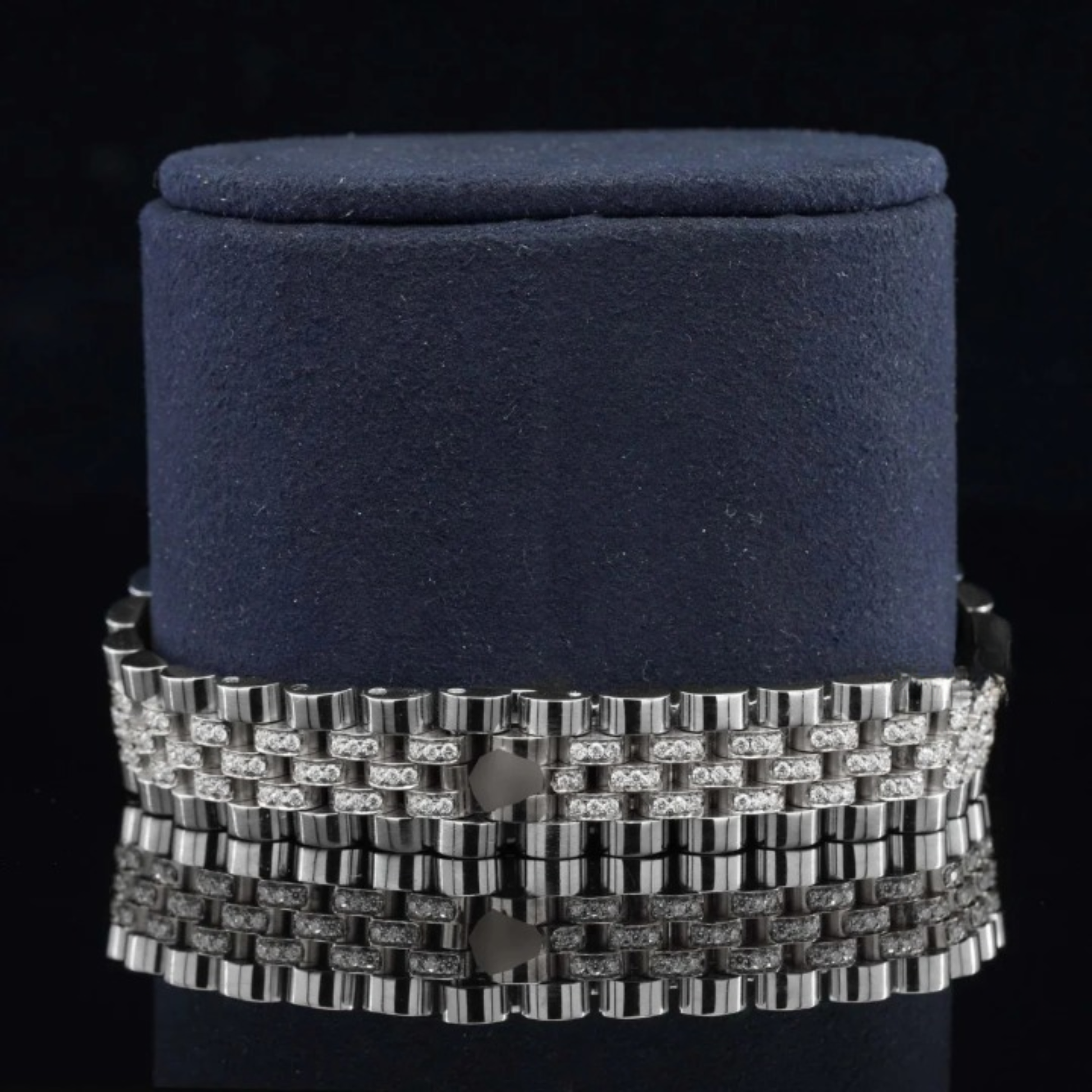 Moissanite Diamond Iced Out Fully Automatic Business Watch For Women