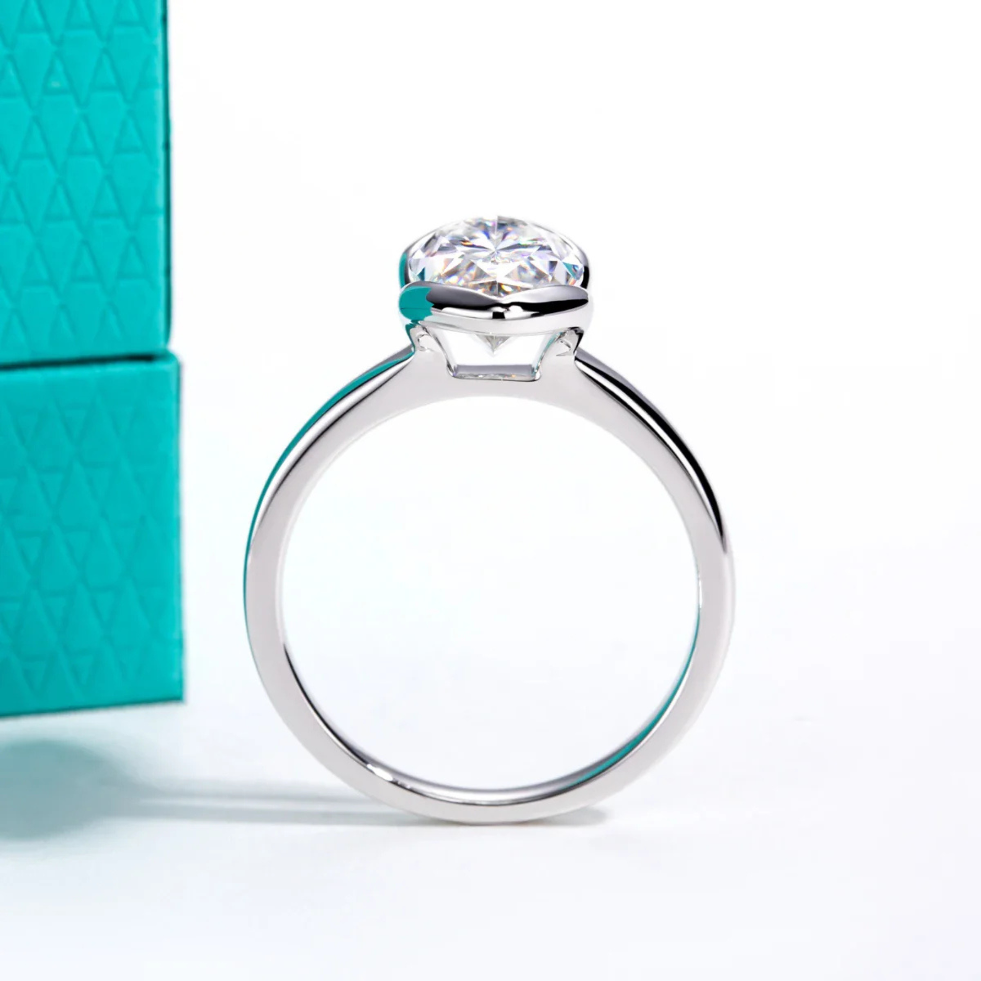 3 CT Marquise Cut Moissanite Engagement Ring