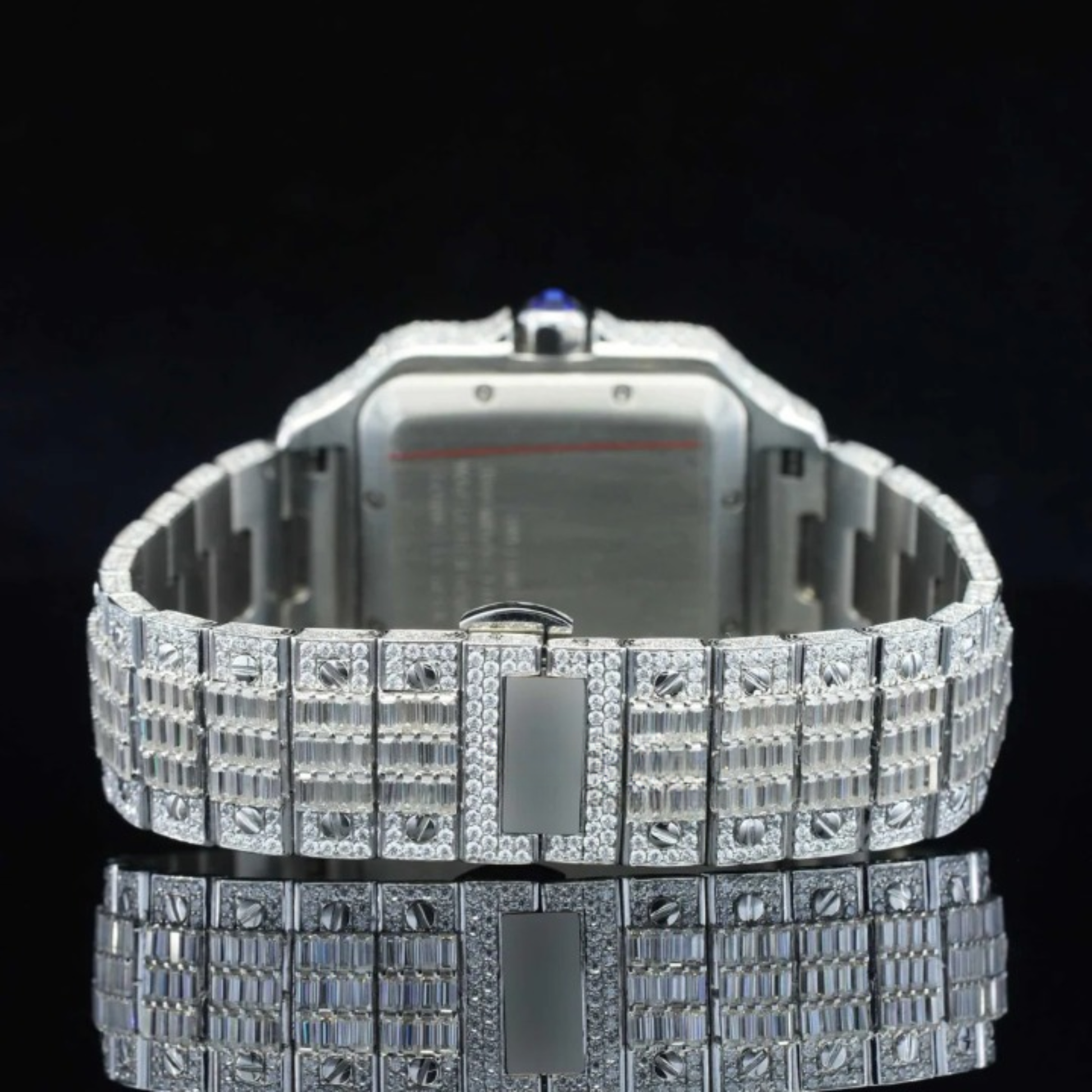 Iconic Roman Number Hip Hop Iced Out Moissanite Watch