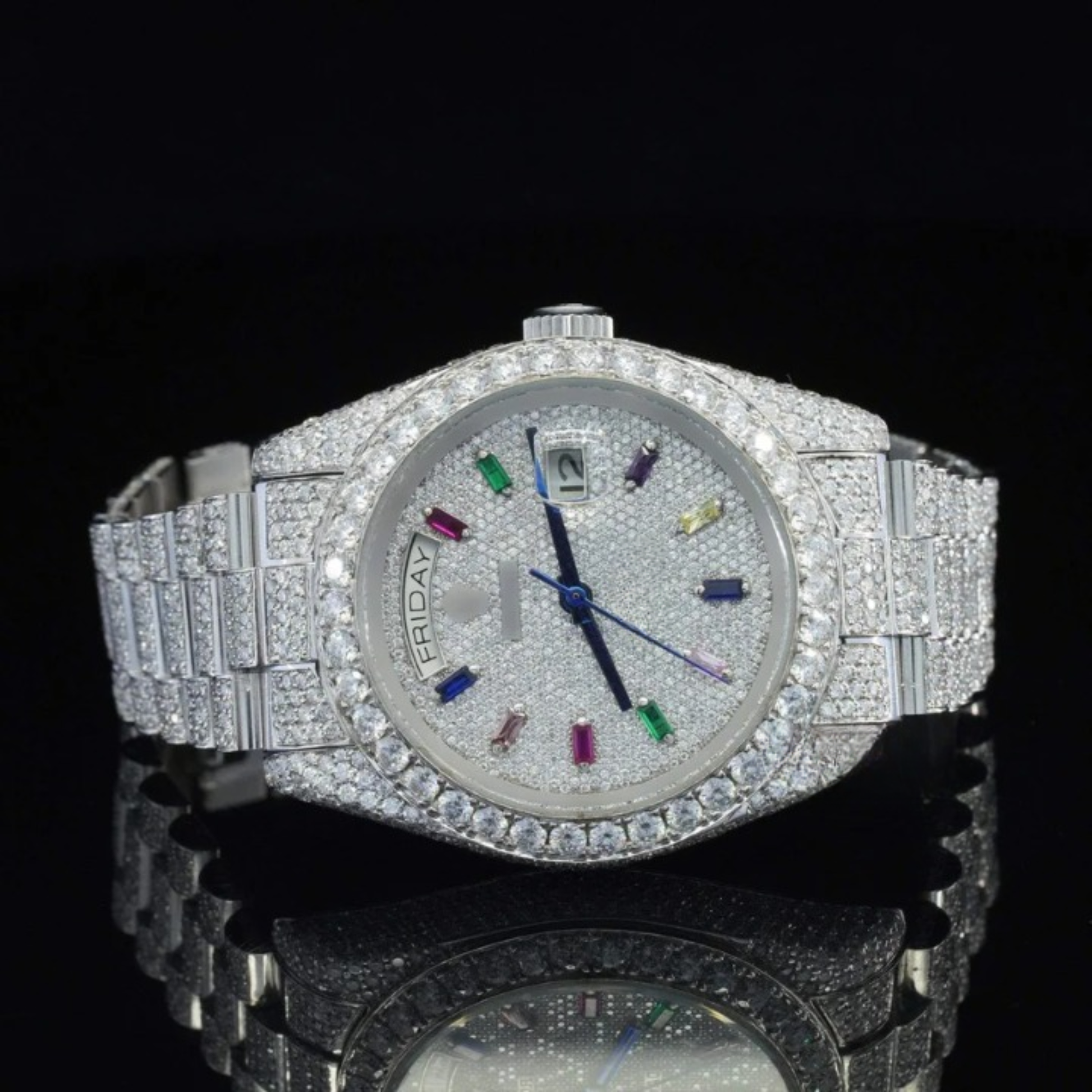 Superior Diamond Iced Out Moissanite Diamond Watch For Men