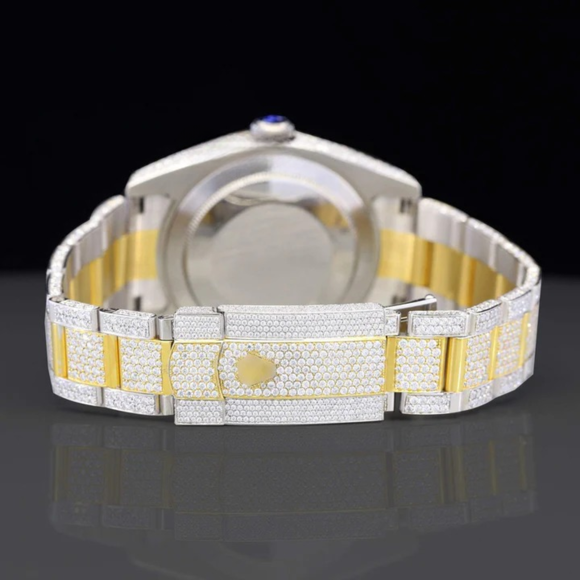 Stylish Full Body Iced Out Moissanite Watch For Men